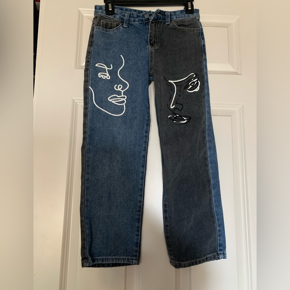 Girls jeans size 11-12 youth